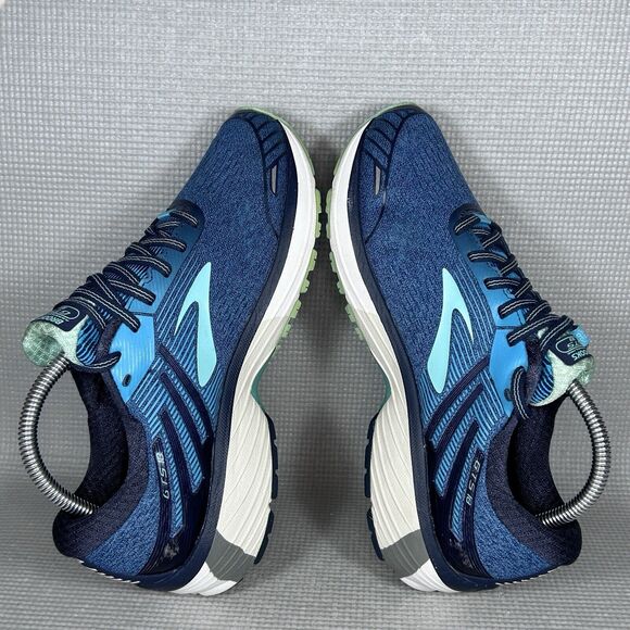 Brooks Adrenaline GTS DNA Womens 9B Medium Blue Running Training Athletic Shoes - Picture 6 of 11